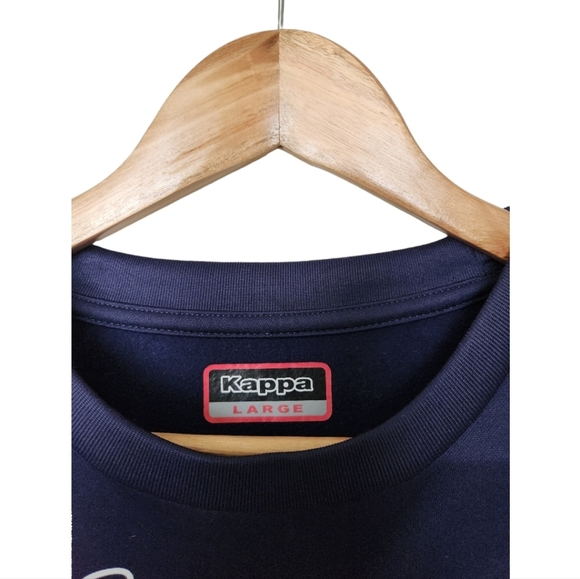Kappa Navy Blue Sporty Soccer Sweatshirt Large Limited Edition - Picture 6 of 6